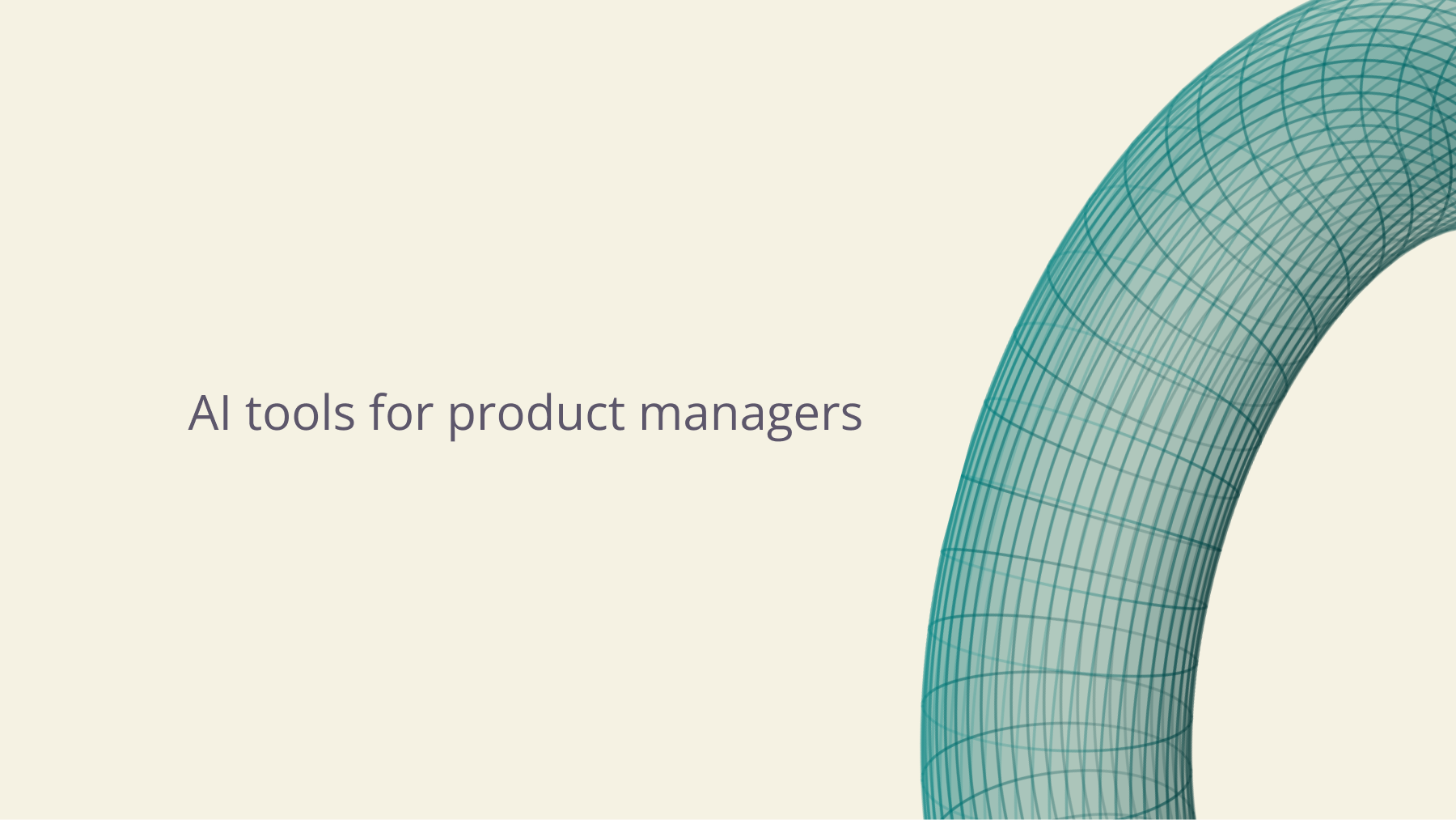AI tools for product managers illustration.