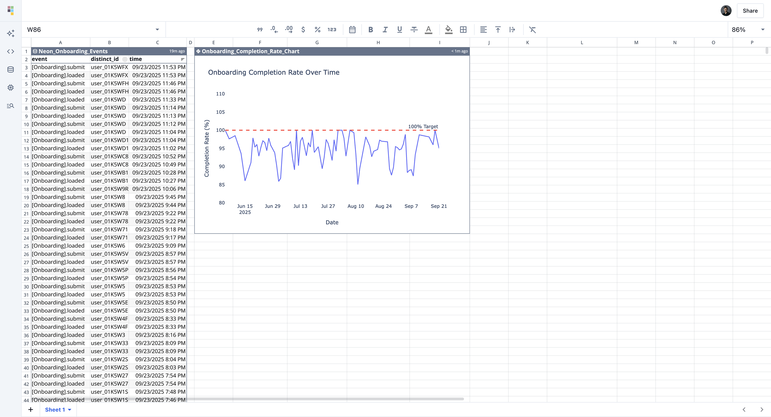 Neon Postgres database connection in Quadratic